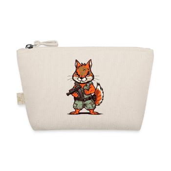 Squirrels armed to the teeth - Organic Pouch - nature - Front