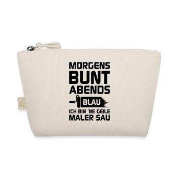Geile Maler Sau - Bio-Täschchen - Natur - Vorne