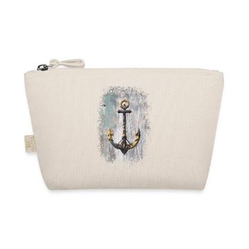 Anchor Tattoo Rope Art - Organic Pouch - nature - Front