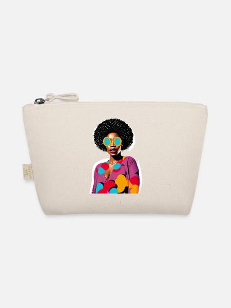 Femme noire - Trousse biologique - nature - Devant