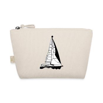 Segeln Segelschiff Segelsport Segler Segelboot - Bio-Täschchen - Natur - Vorne