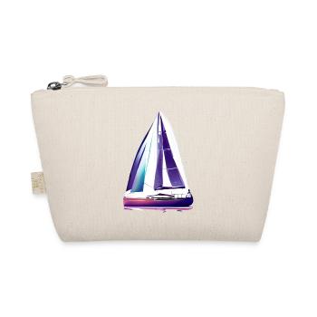 Segler Segelschiff Segeln Segelboot Segelsport - Bio-Täschchen - Natur - Vorne