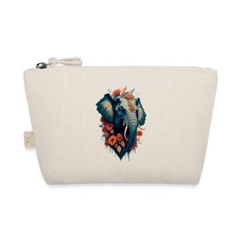 Elephant Flower - Organic Pouch - nature - Front