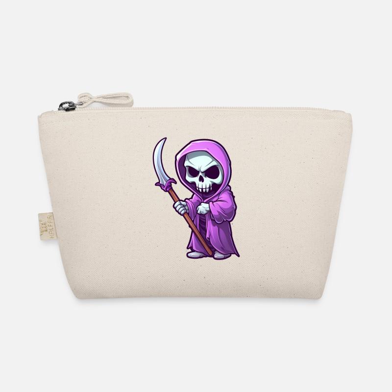 Graffiti Grim Reaper Sticker Organic Pouch