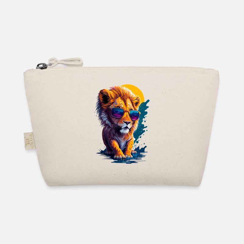 Cute baby lion Organic Pouch