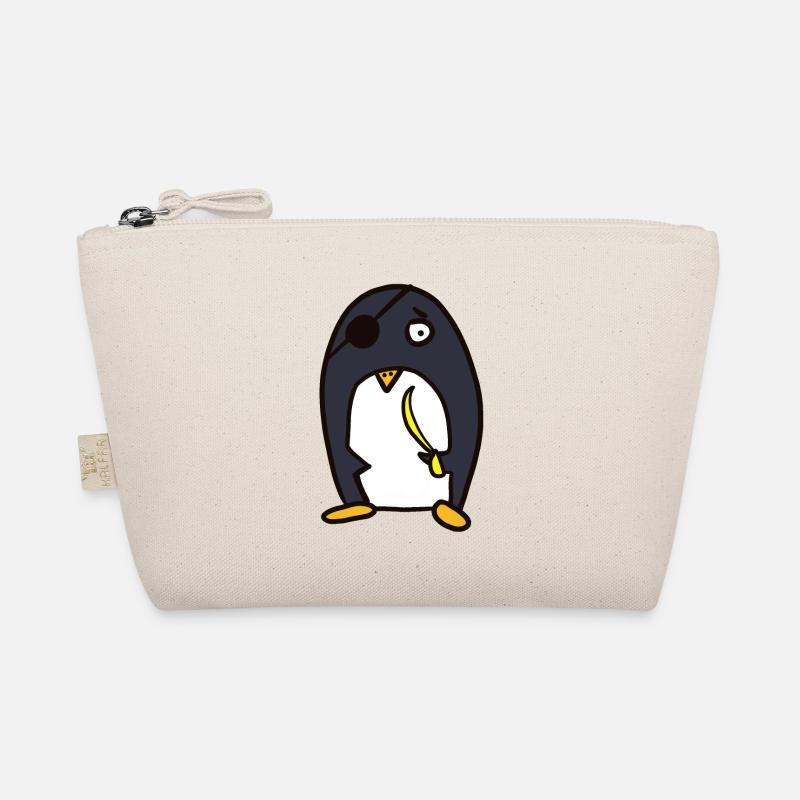 Pirate - funny penguin Organic Pouch