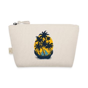 Sunset on the palm boat - Organic Pouch - nature - Front