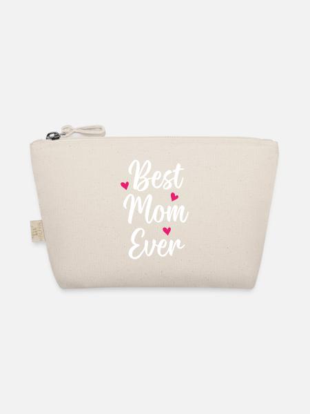 Beste Mutter aller Zeiten - Bio-Täschchen - Natur - Vorne