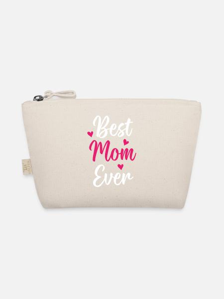Beste Mutter aller Zeiten - Bio-Täschchen - Natur - Vorne