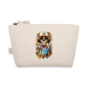 Golden Sugar Skull - Organic Pouch - nature - Front