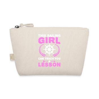 This sailor will teach you a lesson - Organic Pouch - nature - Front