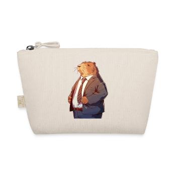 Capybara as an office worker - Organic Pouch - nature - Front