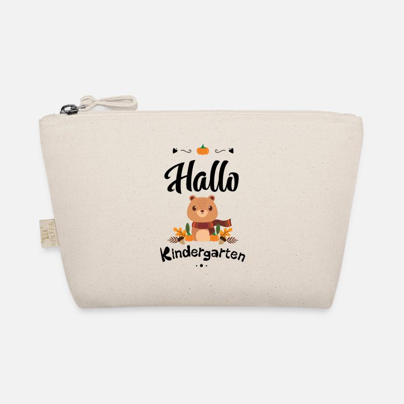 süßer Bären Design mit Herbstmotiven Bio-Täschchen