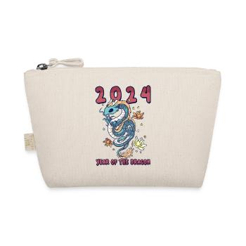 Chinese New Year Dragon China Asian I Gift - Organic Pouch - nature - Front
