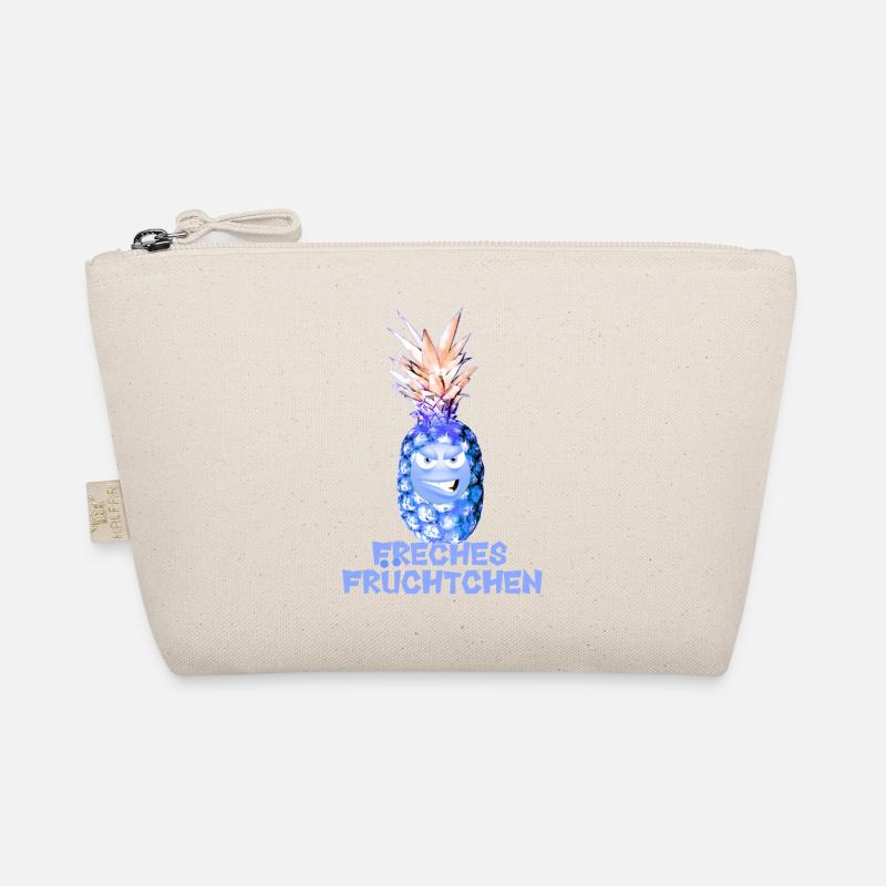 Freches Früchtchen, Ananas,Obst - Bio-Täschchen - Natur