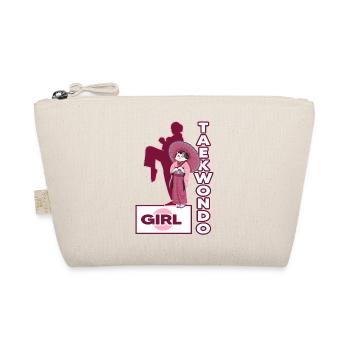 Taekwondo-girl martial art "tae kwon do" martial arts - Organic Pouch - nature - Front