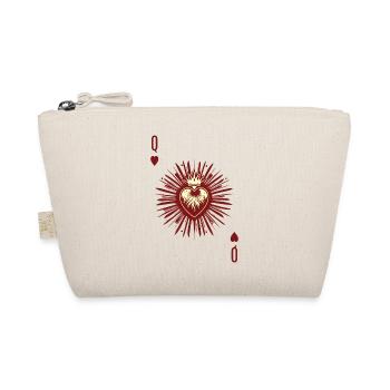 Queen of Hearts - Organic Pouch - nature - Front