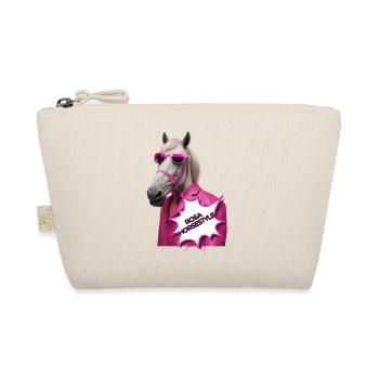 Rosa Horsestyle - Bio-Täschchen - Natur - Vorne