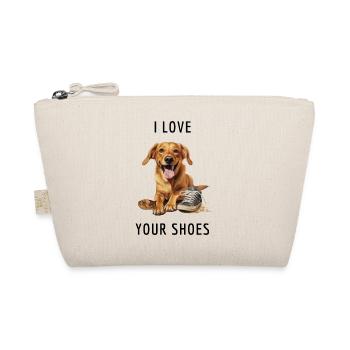 I love your shoes - Bio-Täschchen - Natur - Vorne