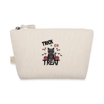 horribly cute design trick or treat - Organic Pouch - nature - Front