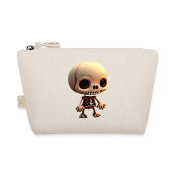 Joyeux Halloween squelette mignon effrayant drôle effrayant - Trousse biologique - nature - Devant