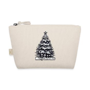 Christmas Tree / Fir / Baubles / Star - Organic Pouch - nature - Front