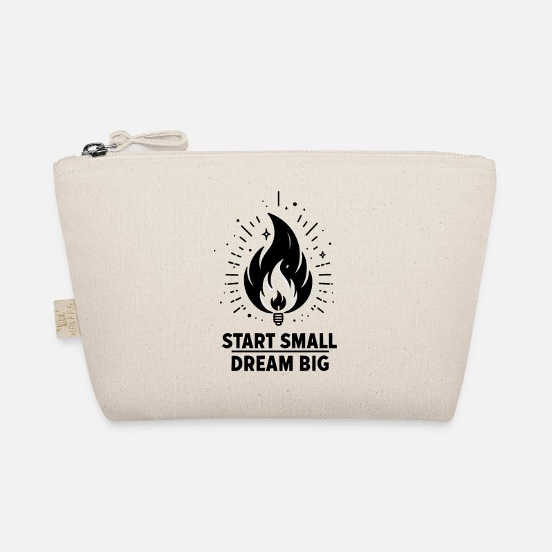 Beginnen Sie klein, träumen Sie groß Bio-Täschchen