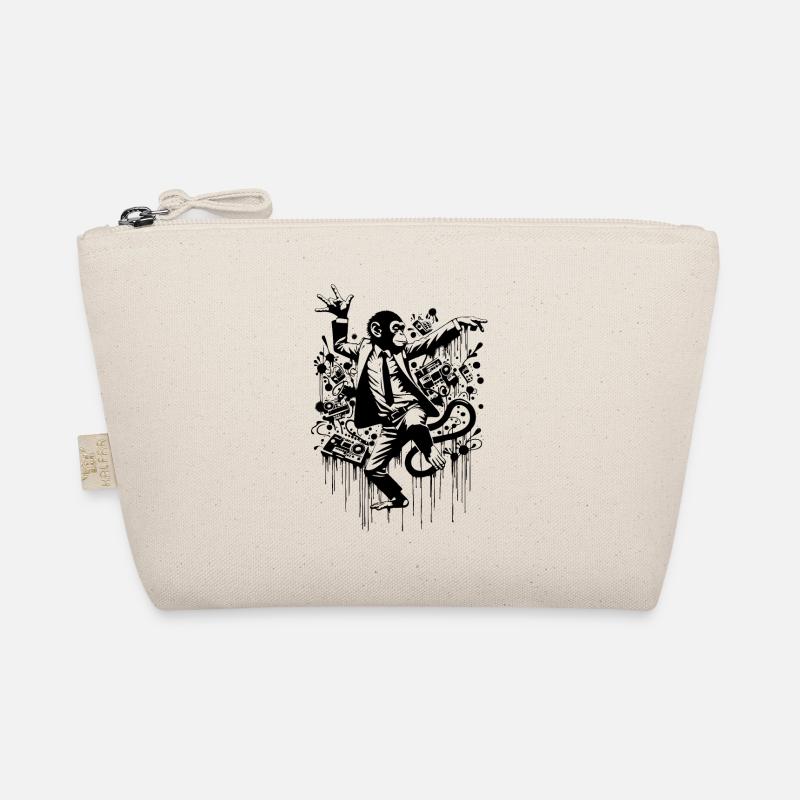 Naïve but Happy Dancing Monkey Organic Pouch