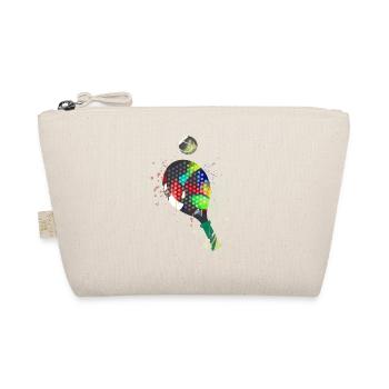 Padel Tennis, Tennis, Graffiti - Bio-Täschchen - Natur - Vorne