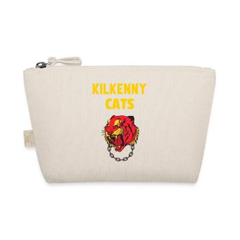 Kilkenny Cats Ireland with a Tiger Cat - Organic Pouch - nature - Front