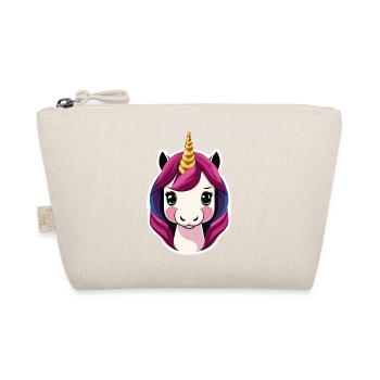 Einhorn - Bio-Täschchen - Natur - Vorne