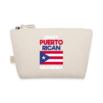 Puerto Rico | Puerto Ricaner Flagge Geschenkideen - Bio-Täschchen - Natur - Vorne