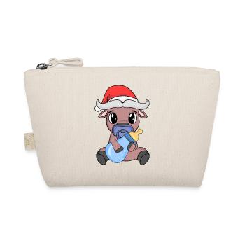 Bœuf bébé Noël - Trousse biologique - nature - Devant