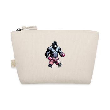 Boxing Gorilla Boxer - Organic Pouch - nature - Front