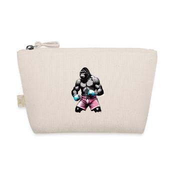 Boxing Gorilla Boxer - Organic Pouch - nature - Front