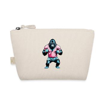 Boxing Gorilla Boxer - Organic Pouch - nature - Front