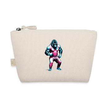 Boxing Gorilla Boxer - Organic Pouch - nature - Front