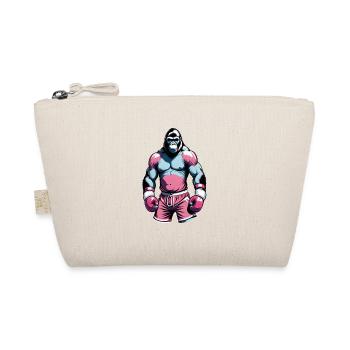 Boxing Gorilla Boxer - Organic Pouch - nature - Front