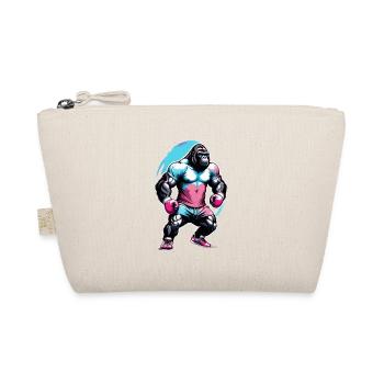 Boxing Gorilla Boxer - Organic Pouch - nature - Front