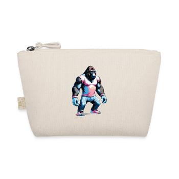 Boxing Gorilla Boxer - Organic Pouch - nature - Front