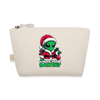 Santa Alien - Bio-Täschchen - Natur - Vorne