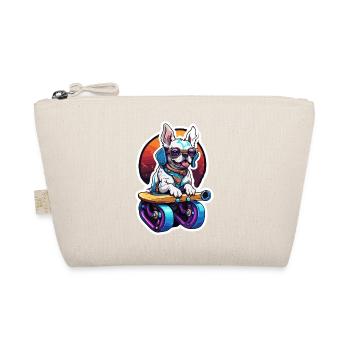 Dog / Animal / Pet / Paw / Furry Nose / Wauwau - Organic Pouch - nature - Front