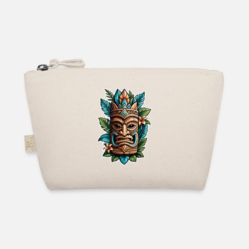 Tiki Beach - Polynesia Statue Organic Pouch