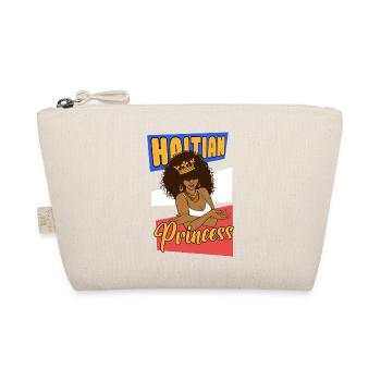 Haïti drapeau haïtien femme princesse je cadeau - Trousse biologique - nature - Devant