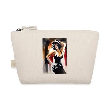 Vintage Burlesque Lady I - Bio-Täschchen - Natur - Vorne