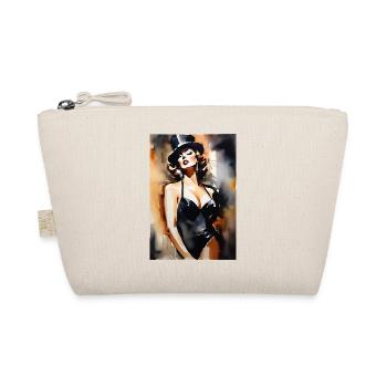 Vintage Burlesque Lady II - Bio-Täschchen - Natur - Vorne