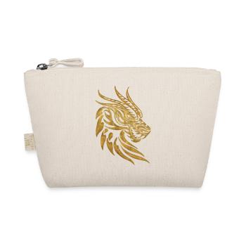 Fantasy Dragon Head Anime Tattoo Mythical Reptile - Organic Pouch - nature - Front