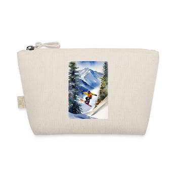 Snowboarder I - Organic Pouch - nature - Front
