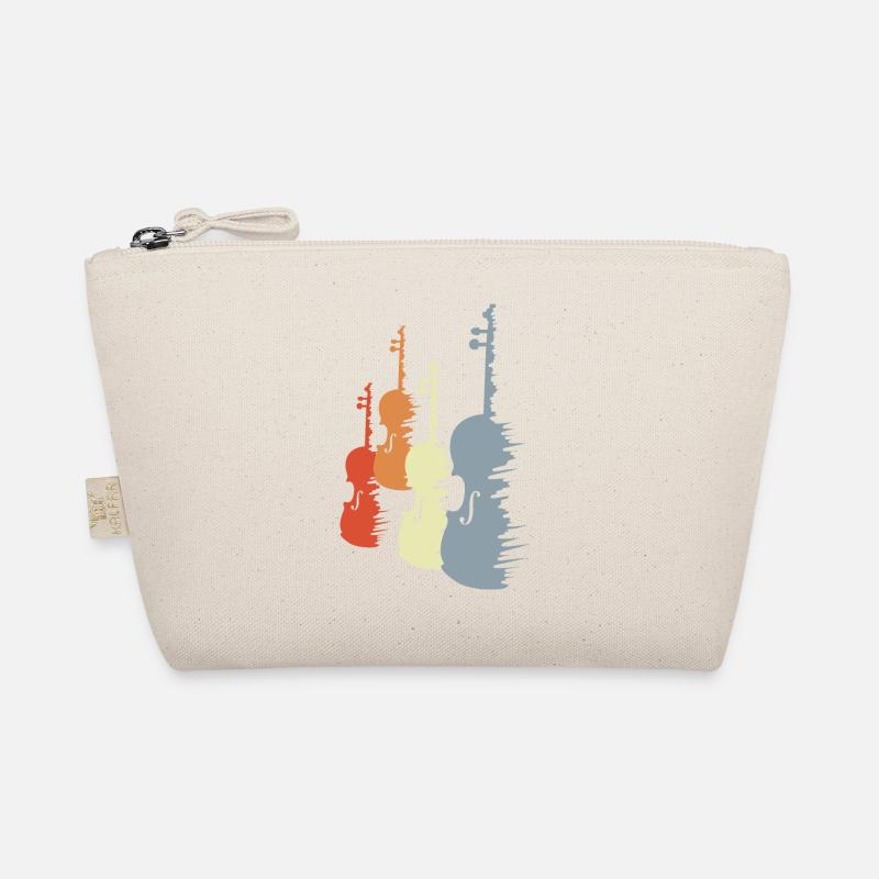 Violin Sketch Organic Pouch