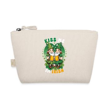 Küss mich, ich bin Irish - Bio-Täschchen - Natur - Vorne